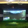 300x200CM Golf Ball Simulator Impact Display Projection Screen Indoor White Cloth Material view 3