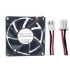 110GL-B4W-B54 8025 Cooling Fan 80mmx80mmx25mm 8cm 80mm DC 12V Computer Case Fan for Power Spply Switch Cooling Fan 2Pin 2Wire view 2
