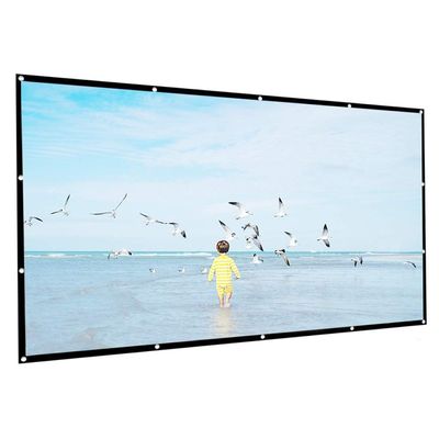 4:3 Hight-Density Projector Screen 100/120/ 150 Inch 1080P 3D 4K Portable Foldable Projection Movies