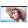 Portable Projector Screen 16:9 120 Inch Diagonal Projection Foldable Home Theater for Wall Indoor Outdoor view 1
