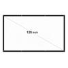 Portable Projector Screen 16:9 120 Inch Diagonal Projection Foldable Home Theater for Wall Indoor Outdoor view 2