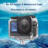 45M Waterproof Camera Diving Housing Shell for DJI Osmo Action 6 Protective Long-Lasting Durable Transparent PC Case with Tempered Glass Lens Cover,Effectively Ensuring Underwater Photography view 2