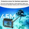 45M Waterproof Camera Diving Housing Shell for DJI Osmo Action 6 Protective Long-Lasting Durable Transparent PC Case with Tempered Glass Lens Cover,Effectively Ensuring Underwater Photography view 3