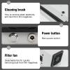 eTone Professional Film Anti-Static Electric Dust Remover, CNC Precision Machined, Adjustable Brush Pressure, Compatible with 135/120/4x5/8x10 Film Formats view 3