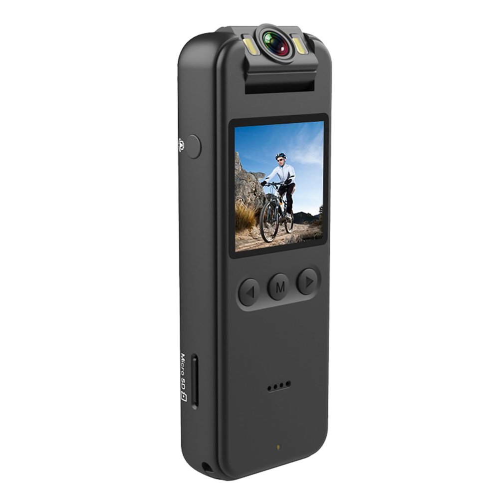 RASTKY 2K Body Camera, Audio Video Recording Wearable Body Cam WiFi Camera Camcorder 180 Rotatable Lens, Magnetic Back Stand for Law Enforcement