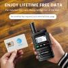 Lifetime Free Global Rapid Walkie Talkies Unlimited Range Nationwide 4G PoC Radio Long Distance Two Way Radio for Family, Logistic Company and Work Team(6 Pack with SIM Cards) view 4