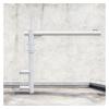 Wall-Mount Surveillance Post Stand 39 47 59in, 360 Gun Security Camera Pole Outdoor for Shop Entrances/Building Corridors/Parking Lot Entrance(ligjt Grey,4 9/10 ft(150cm)) view 1