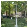 Security Camera Pole Outdoor, 6 8 10 11 13 15 16 20 FT Sectional Metal Floor Security Camera Holder, White Surveillance Camera Post Stand Weatherproof Rustproof(11 1/2 ft-3.5m) view 1