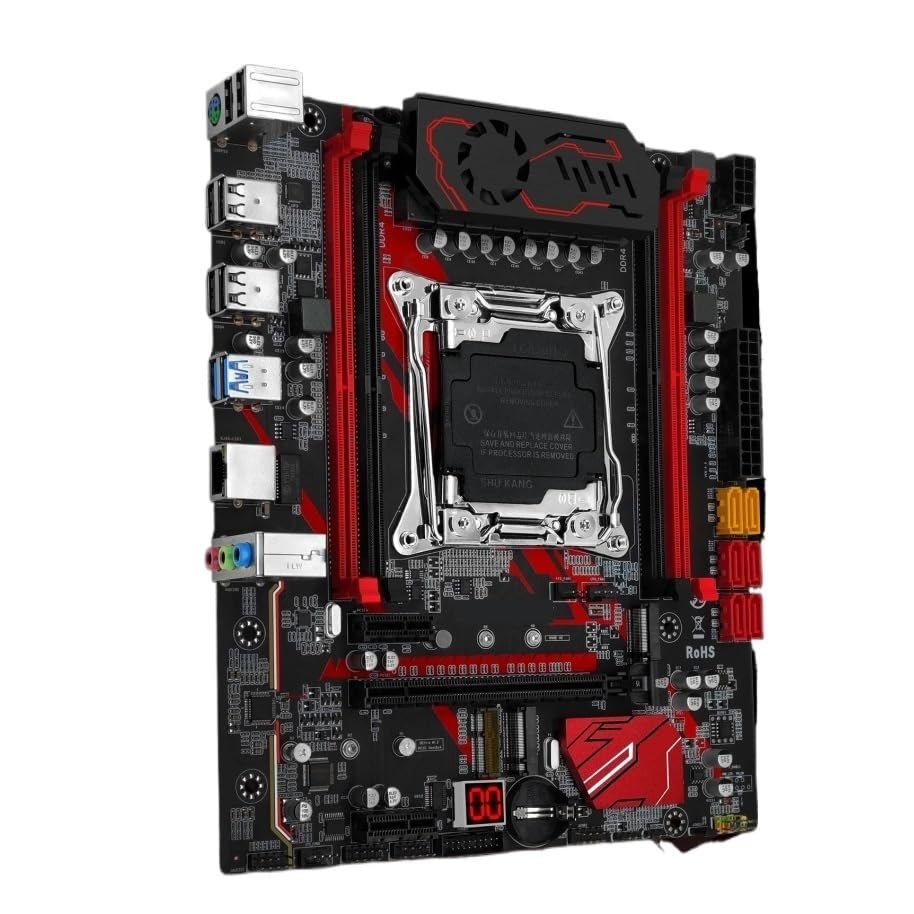 X99 Gaming Motherboard RS9 LGA2011-3 M.2 NVME Quad