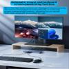 4x1 HDMI KVM Switch w/Multi-Viewer, 4K 60Hz Quad HDMI Screen Divider Switcher, 4 in 1 Out Seamless Switching with 4xUSB A 3.0 Cables, Quick View for Camera, PC, Laptop, Fire Stick, Roku(Upgrade) view 4