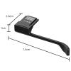 OURHZTB Metal Hot Shoe Thumb Up Grip for FUJIFILM X-E5, Aluminum Alloy Thumb Grip with Hot Shoe Cover Protector & Shutter Button Thumb Rest Support Holder for X-E5 Camera Accessories (Black) view 3