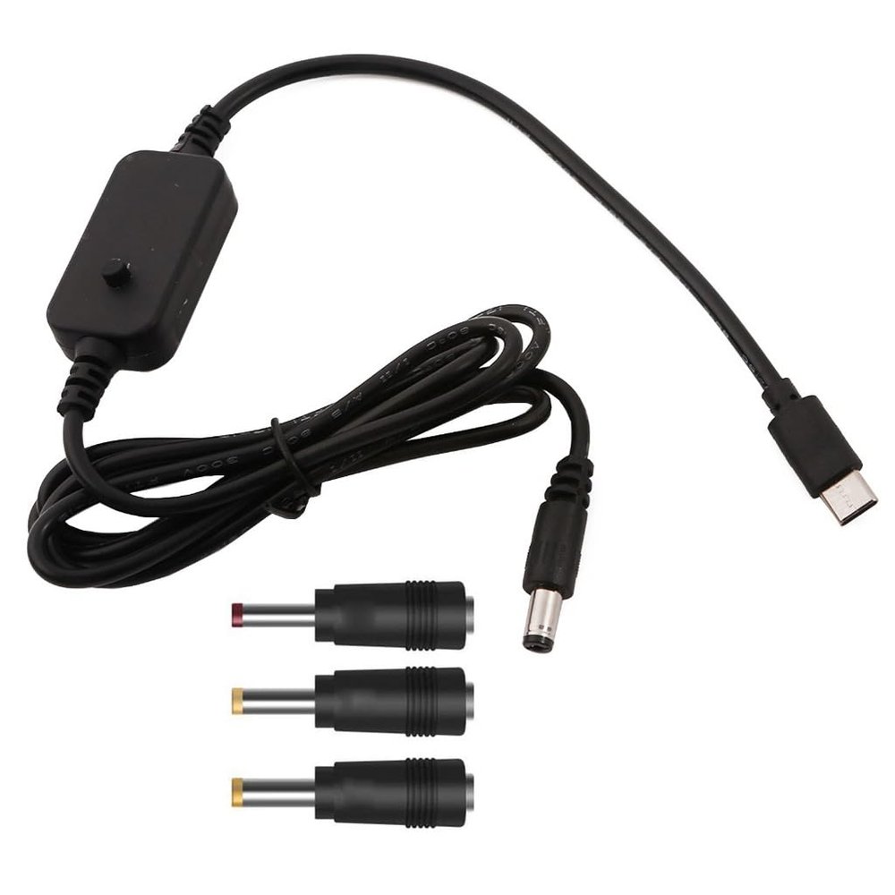 APGLSXY USB C to 5V 9V 12V 20V Cable for Router Fan CCTV Camera Baby Monitors