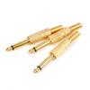 APGLSXY 10 Pcs Gold Plated 6.35mm Male 1/4 Mono Jack Plug o Connector Soldering view 2