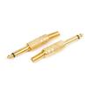 APGLSXY 10 Pcs Gold Plated 6.35mm Male 1/4 Mono Jack Plug o Connector Soldering view 3