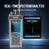 Radtel RT-950 PRO Ham Radio GPS/APRS, 10W Walkie Talkie Long Range Handheld Two Way Radio, SW/MW/LW RX, Bluetooth APP Programming, NOAA, Spectrum Analyzer,Transparente (with Programming Cable) view 3