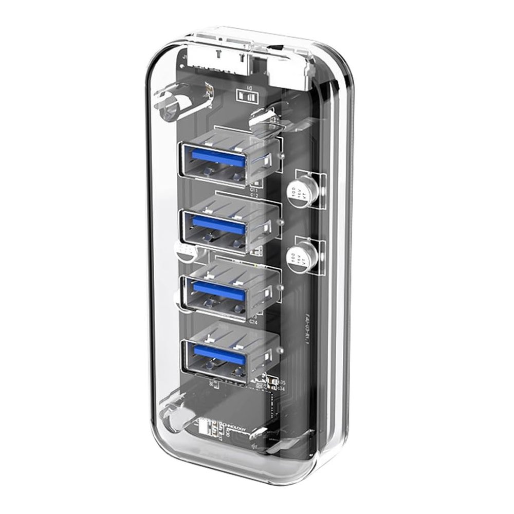 APGLSXY USB 3.0 Hub 4 Port USB Splitter Charging Adapter for Laptop and PC USB Extender