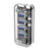 APGLSXY USB 3.0 Hub 4 Port USB Splitter Charging Adapter for Laptop and PC USB Extender view 1