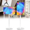 ddingsmafosee Professional Mobile Smart TV On Wheels Touchscreen Display 24/27/32inch, Full Motion Stand with Height Adjustment, Octa-Core Processor Smart Monitor for Commercial Use 32in6+64g view 1