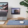 Under Desk Laptop Holder - Clear Acrylic Universal Anti-Scratch Home Supplies,Desk Laptop Holder,for Keyboards Tablets Indoor Study Selfies Photos RV Daily Travel Work Offices view 2