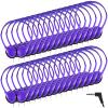 Yunsailing 30 Pack Bulk Over Ear Headphones Set On Ear Headsets Earphones with Adjustable Headband and 3.5mm Plug for Group Learning, Computer Lab, Library, Online Lesson (Purple) view 1