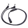 APGLSXY 5.5mmx2.1mm 1 Female to 2 Angled Male Way Splitter Adapter Connector Plug Cable view 1