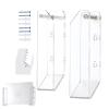 Wall Mount Laptop Holder | Acrylic Clear Universal Anti-Scratch Offices Supplies | Under Desk Shelf - for Keyboards Tablets Indoor Study Selfies Photos RV Daily Travel Work Offices view 1