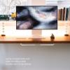 Wall Mount Laptop Holder | Acrylic Clear Universal Anti-Scratch Offices Supplies | Under Desk Shelf - for Keyboards Tablets Indoor Study Selfies Photos RV Daily Travel Work Offices view 3