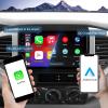 4+64G Android 14 Double Din Car Stereo for Toyota Tacoma 2005-2013 with 9 Inch Touchscreen Radio Built-in Wireless Carplay/Android Auto/GPS/Bluetooth/FM/AUX-in/Steering Wheel Controls/Backup Camera view 3