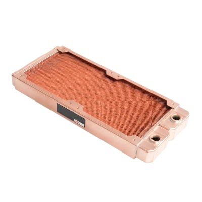 All Copper Computer Water Cooler Row Industrial Cooling Row Double-Layer Round Tube Thread. TSRP-ZT-240TG