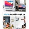 Laptop Wall Mount | Acrylic Clear Universal Anti-Scratch Offices Supplies - Under Desk Shelf - for Keyboards Tablets Indoor Study Selfies Photos RV Daily Travel Work Offices view 4