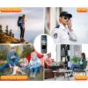 PASNMKvn Discreet Wearable Body Camera 2K 180Rotating Lens Looping with 64GB Storage Card Compactly Personality Cameras Portable Wearable Camera view 4