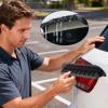 Backup Camera Rain Shield - Adhesive Anti-Rain Shelter, Car Rearview Sun and Rain Shield for Protection, for Weather-Resistant Use, Automotive Accessory Towing Van Auto Vehicle SUV Sedan view 2