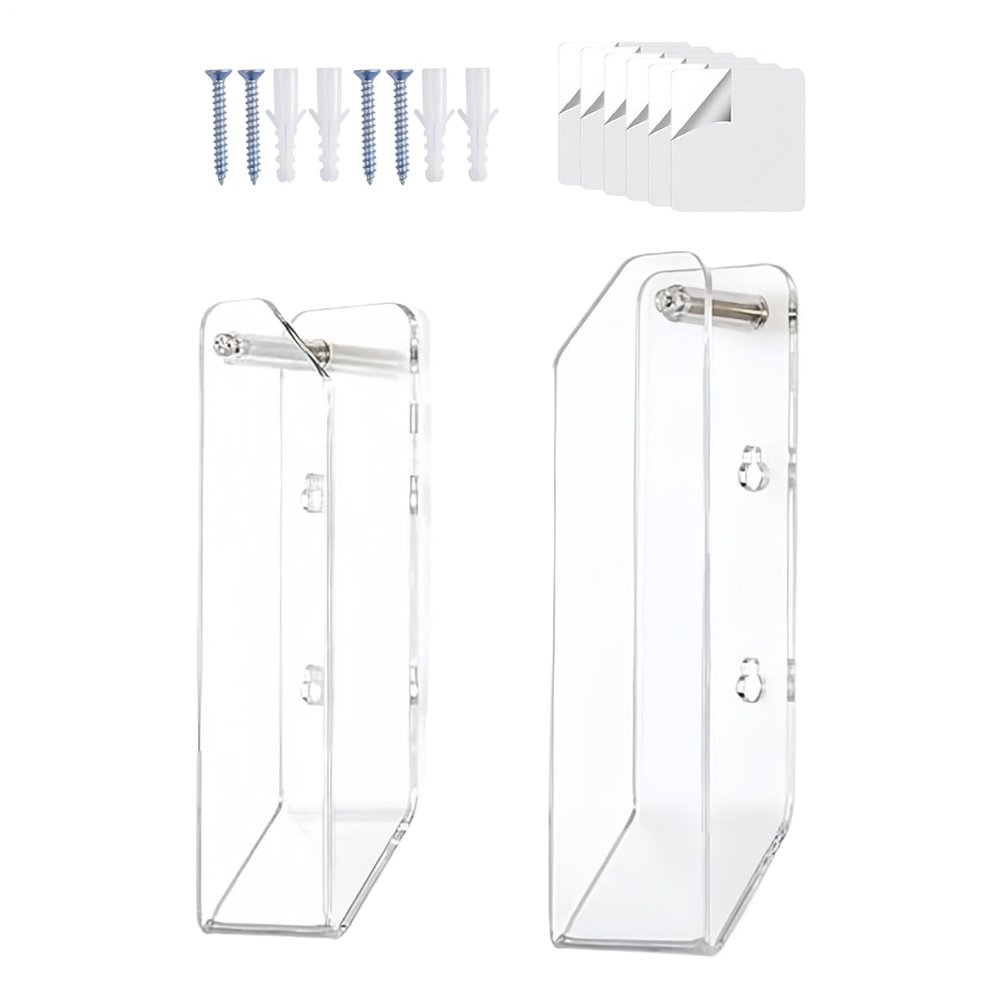 Laptop Wall Mount - Clear Acrylic Adhesive Anti-Scratch Offices Supplies,Desk Laptop Holder,for Keyboards Tablets Indoor Study Selfies Photos RV Daily Travel Work Offices