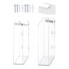 Laptop Wall Mount - Clear Acrylic Adhesive Anti-Scratch Offices Supplies,Desk Laptop Holder,for Keyboards Tablets Indoor Study Selfies Photos RV Daily Travel Work Offices view 1