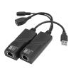 CCYLEZ USB Extender, 100m Transfer Distance Stable, CAT5 CAT5E CAT6 Network Cable Connection USB to Ethernet Adapter (US Plug) view 1