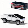 Futuristic Truck Bluetooth Replica Speaker with LED Display Screen Portable Future-Style Audio with TWS Link, FM Radio, LED Lighting and Built-in Mic, For Every Technology and Truck Lover (Silver) view 1