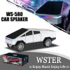 Futuristic Truck Bluetooth Replica Speaker with LED Display Screen Portable Future-Style Audio with TWS Link, FM Radio, LED Lighting and Built-in Mic, For Every Technology and Truck Lover (Silver) view 2