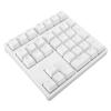 ASHATA 34 Keys Mechanical Number Pad, USB Blue Switch and RGB Backlight Adjustable Feet and Stair Step Key Layout with 17 Lighting Modes, for OS Laptop Desktop P (White) view 1