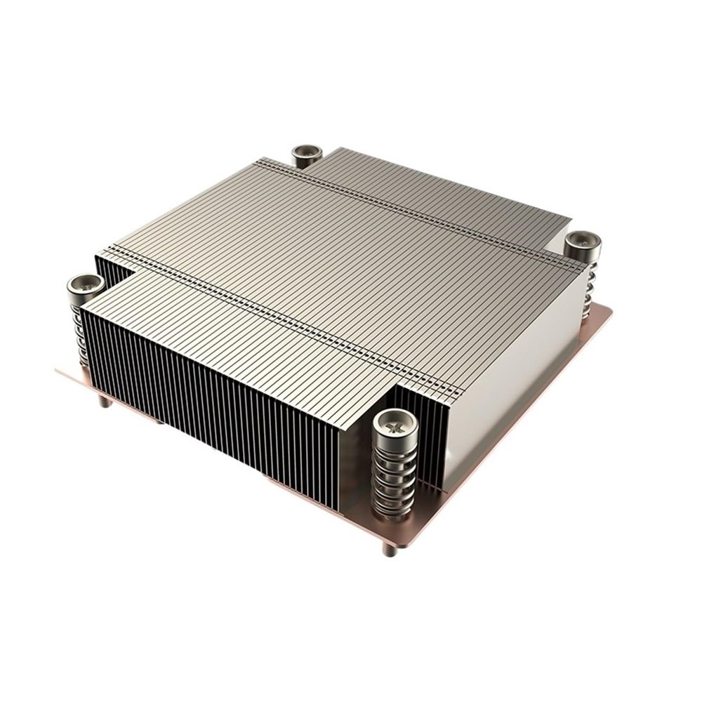 1pc LGA1700 1U Passive CPU Cooler Efficient Heatsink with Vapor Chamber Base for Server Workstion TDP Up to 180W
