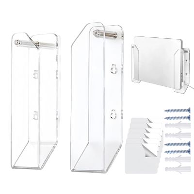 Under Desk Laptop Tray | Acrylic Universal Clear Home Supplies with Adhesive and Screws | Desk Laptop Holder,for Keyboards Tablets Indoor Study Selfies Photos RV Daily Travel Work Offices