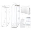 Under Desk Laptop Tray | Acrylic Universal Clear Home Supplies with Adhesive and Screws | Desk Laptop Holder,for Keyboards Tablets Indoor Study Selfies Photos RV Daily Travel Work Offices view 1
