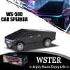 Futuristic Truck Bluetooth Replica Speaker with LED Display Screen  Portable Future-Style Audio with TWS Link, FM Radio, LED Lighting and Built-in Mic, For Every Technology and Truck Lover (Black) view 2