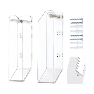 Laptop Wall Mount | Clear Acrylic Universal Anti-Scratch Home Supplies,Desk Laptop Holder - for Keyboards Tablets Indoor Study Selfies Photos RV Daily Travel Work Offices
