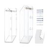 Laptop Wall Mount | Clear Acrylic Universal Anti-Scratch Home Supplies,Desk Laptop Holder - for Keyboards Tablets Indoor Study Selfies Photos RV Daily Travel Work Offices view 1