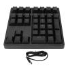 ciciglow Mechanical Number Pad, 34 Keys USB Wired Numeric Keypad with RGB Backlit Blue Switch, Adjustable Feet for Laptop Desktop PC (Black) view 1