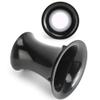 Aramox Speaker Inverting Tube ABS Plastic Bass Enhancement 4PCS 76mm Opening 90mm Height for 4-8 Inch Speakers Smooth Bell Ends for Home Theater Car Audio view 1