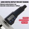 VitalisWorks 100/150/200/300mm Digital Display Film Applicator, Stainless Steel Wet Film Preparation Device, with Micrometer, 1-6000m Adjustable, Graduation Value 1m (200mm) view 3