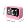 Alarm Clock with Speaker, Wireless Digital Audio Alarms, Wireless Clock Speaker, for Home, Bedroom, Office, Living Room, Dormitory, Hotel, Study, Room view 2