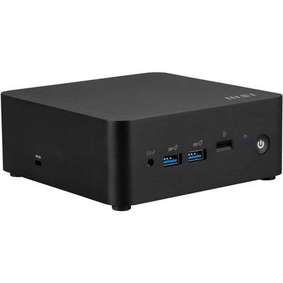 msi Cubi NUC 1MG-276BUS Mini Barebone Desktop Computer, Intel Core 5 120U 1.4GHz - RAM, Storage and OS Not Included, Black
