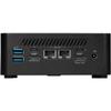 msi Cubi NUC 1MG-276BUS Mini Barebone Desktop Computer, Intel Core 5 120U 1.4GHz - RAM, Storage and OS Not Included, Black view 3